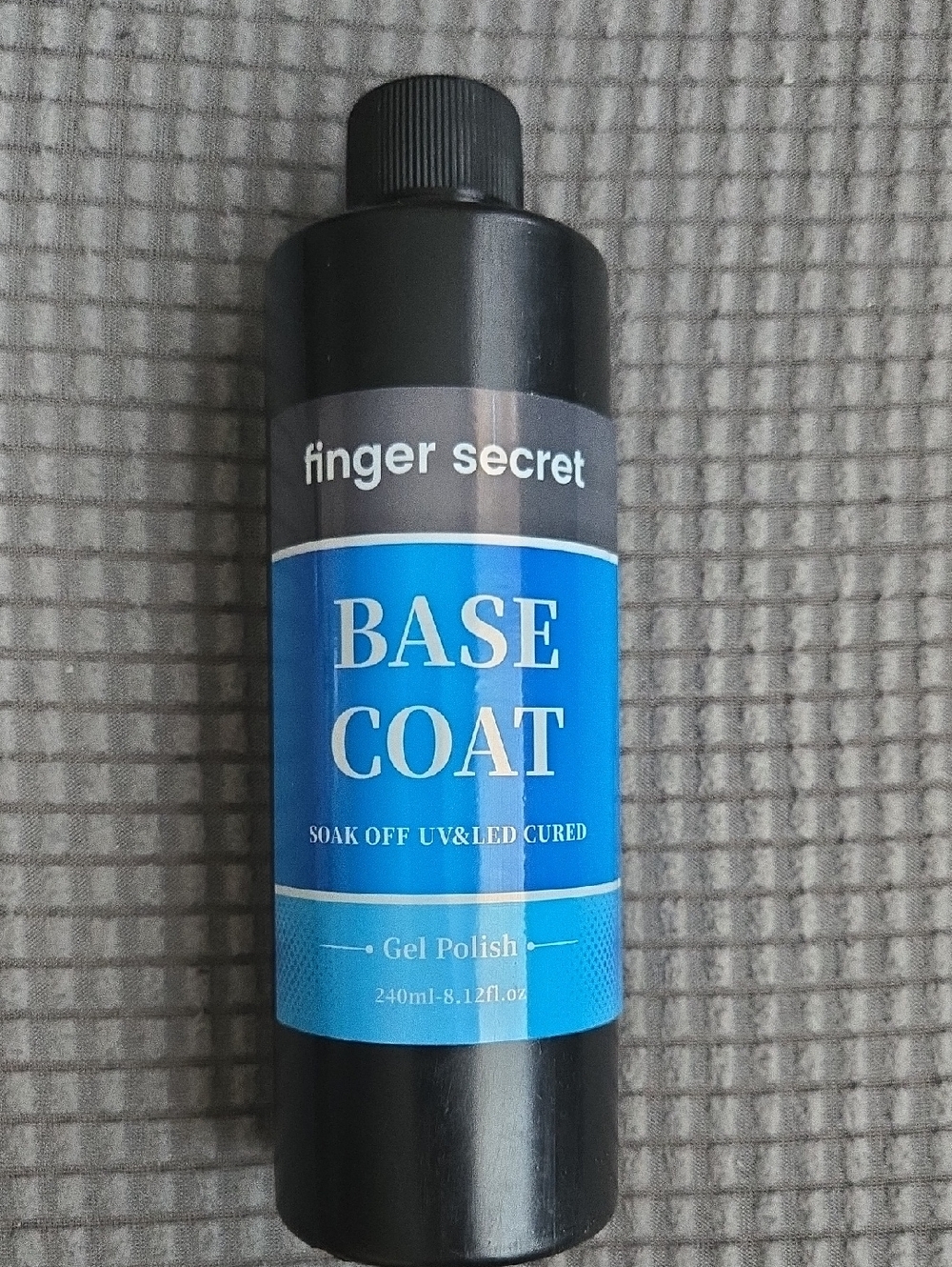 Finger Secret Base Coat - Blue & Black Gel Polish